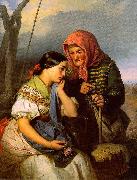  Alajos Gyorgyi  Giergl Consolation A Sweden oil painting artist